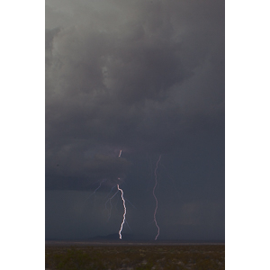 We had just left the Valley Of Fire in Southern Nevada and in the distance we saw a thunderstorm building.  It was time to try and capture some lightning.  I had read about how to do it and using those techniques, I got what I had been after for a long time, great shots of lightning bolts.