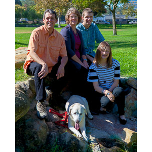Brewster Family portraits in Johnny Carson Park, Burbank, CA