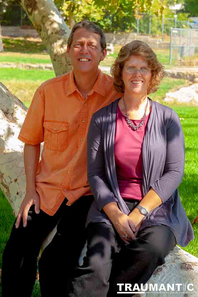 Brewster Family portraits in Johnny Carson Park, Burbank, CA