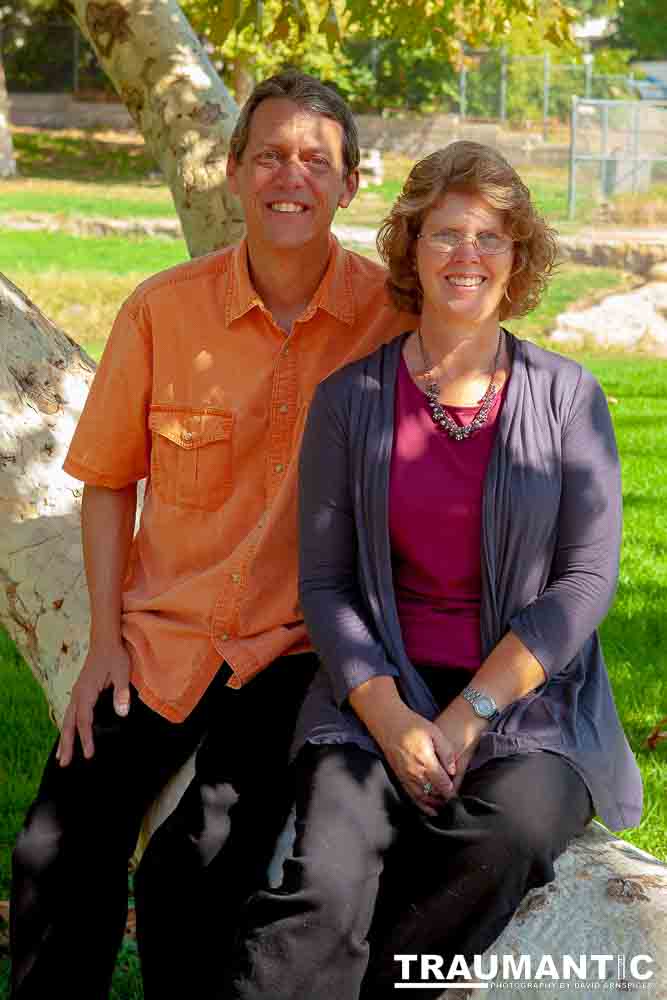 Brewster Family portraits in Johnny Carson Park, Burbank, CA