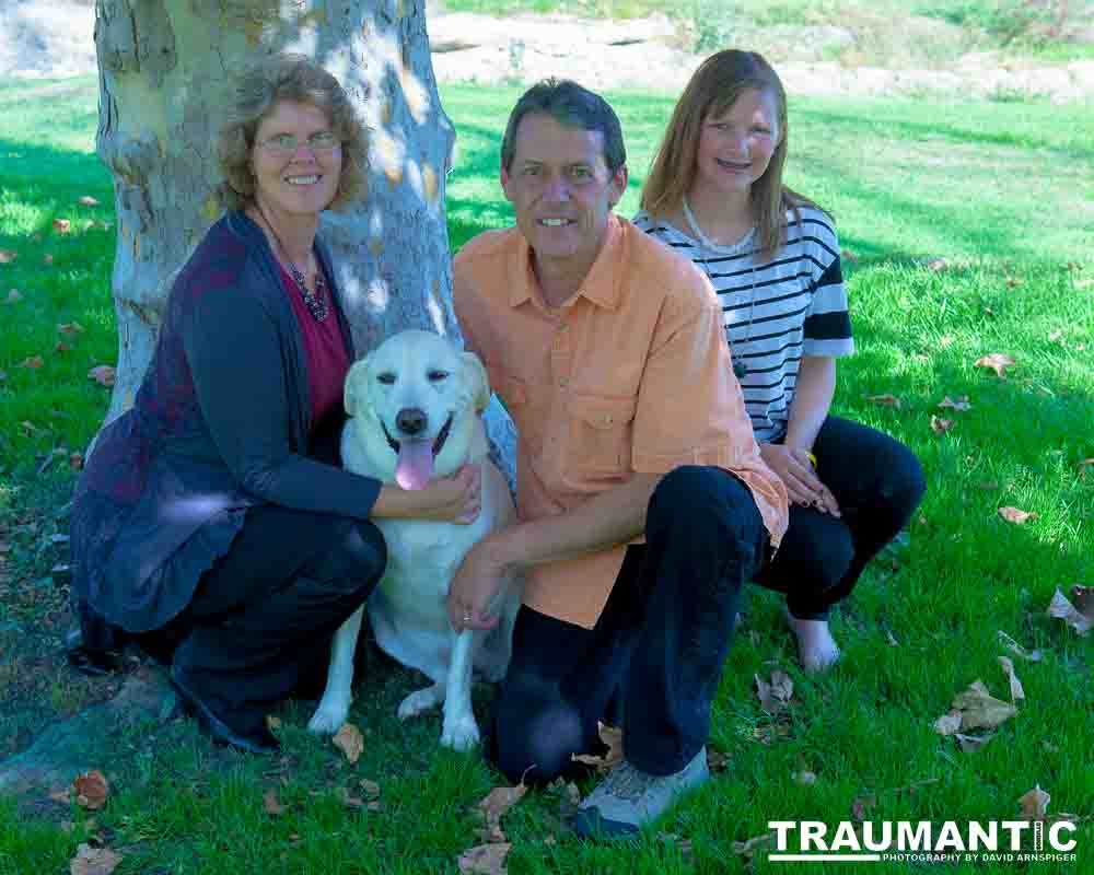 Brewster Family portraits in Johnny Carson Park, Burbank, CA