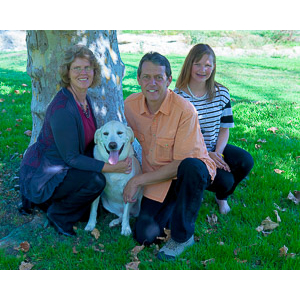 Brewster Family portraits in Johnny Carson Park, Burbank, CA