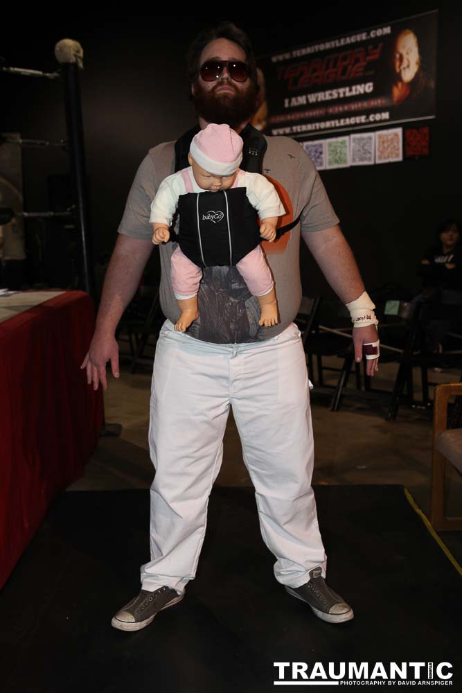 Various photographs of the Freakshow Wrestling California event on 01/14/2012.  This was my first time shooting the event.  I was actually brought in to do some custom shots of the wrestlers for web site animations.