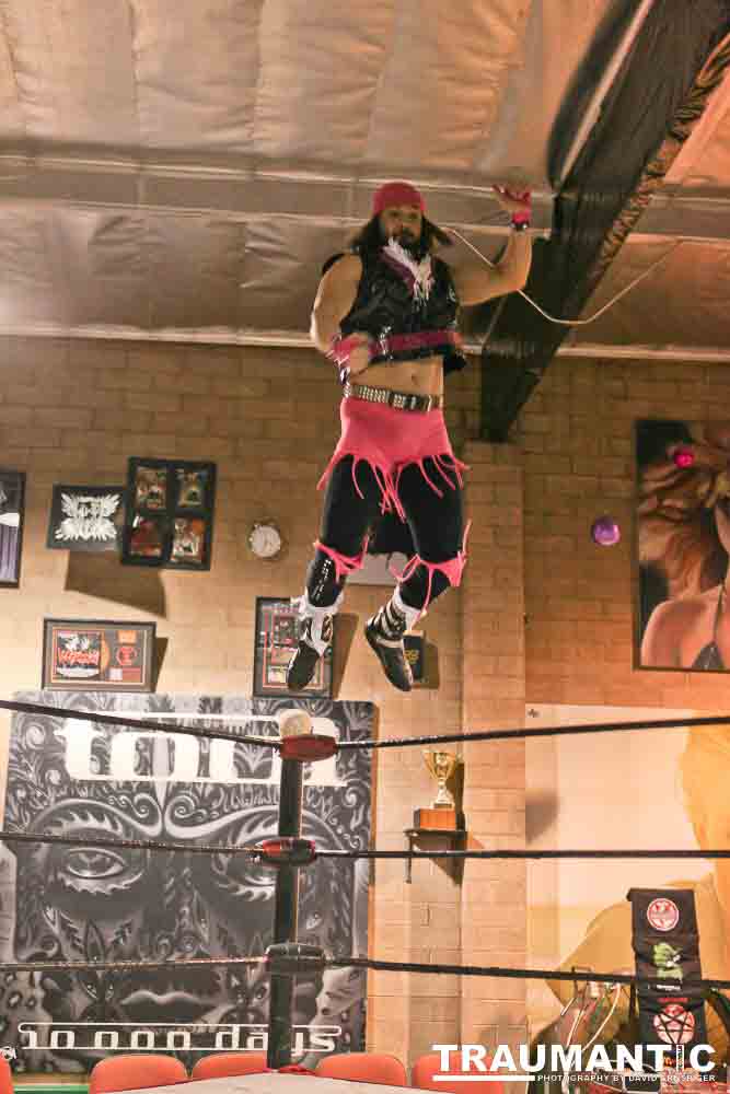 Various photographs of the Freakshow Wrestling California event on 01/14/2012.  This was my first time shooting the event.  I was actually brought in to do some custom shots of the wrestlers for web site animations.