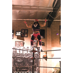 Various photographs of the Freakshow Wrestling California event on 01/14/2012.  This was my first time shooting the event.  I was actually brought in to do some custom shots of the wrestlers for web site animations.