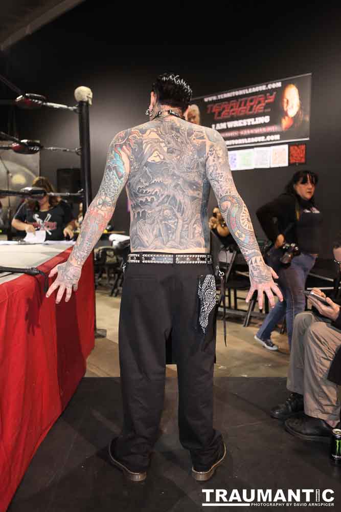 Various photographs of the Freakshow Wrestling California event on 01/14/2012.  This was my first time shooting the event.  I was actually brought in to do some custom shots of the wrestlers for web site animations.