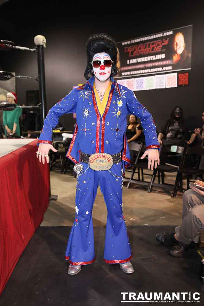 Various photographs of the Freakshow Wrestling California event on 01/14/2012.  This was my first time shooting the event.  I was actually brought in to do some custom shots of the wrestlers for web site animations.