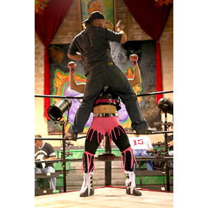 Various photographs of the Freakshow Wrestling California event on 01/14/2012.  This was my first time shooting the event.  I was actually brought in to do some custom shots of the wrestlers for web site animations.