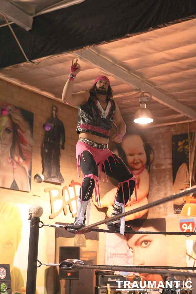 Various photographs of the Freakshow Wrestling California event on 01/14/2012.  This was my first time shooting the event.  I was actually brought in to do some custom shots of the wrestlers for web site animations.