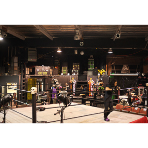 Various photographs of the Freakshow Wrestling California event on 01/14/2012.  This was my first time shooting the event.  I was actually brought in to do some custom shots of the wrestlers for web site animations.