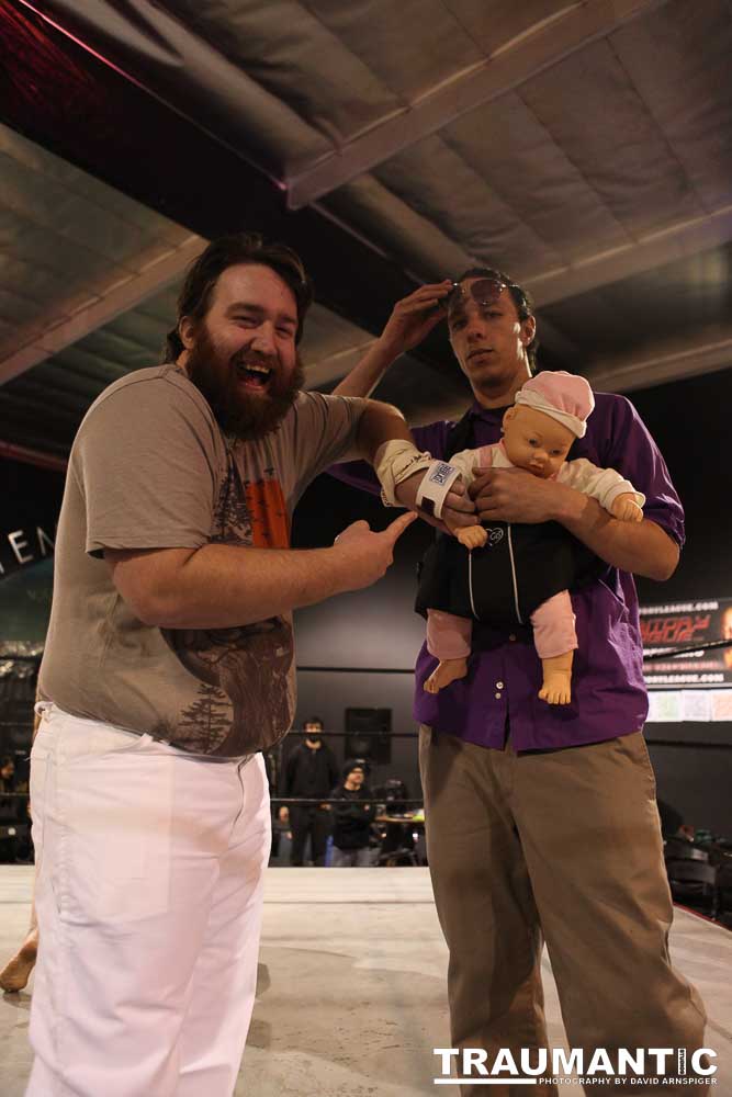 Various photographs of the Freakshow Wrestling California event on 01/14/2012.  This was my first time shooting the event.  I was actually brought in to do some custom shots of the wrestlers for web site animations.