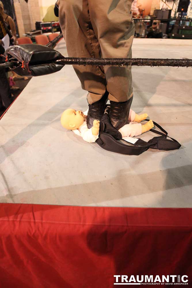 Various photographs of the Freakshow Wrestling California event on 01/14/2012.  This was my first time shooting the event.  I was actually brought in to do some custom shots of the wrestlers for web site animations.