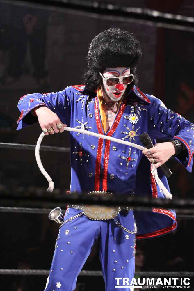 Various photographs of the Freakshow Wrestling California event on 01/14/2012.  This was my first time shooting the event.  I was actually brought in to do some custom shots of the wrestlers for web site animations.