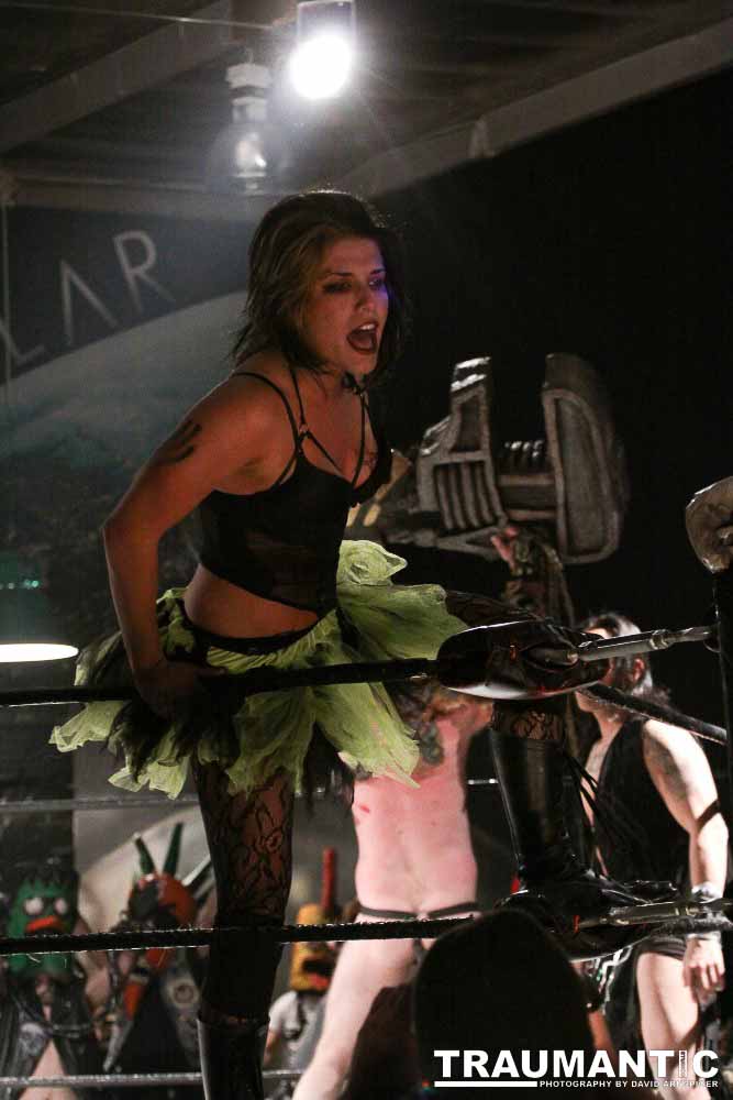 Various photographs of the Freakshow Wrestling California event on 01/14/2012.  This was my first time shooting the event.  I was actually brought in to do some custom shots of the wrestlers for web site animations.