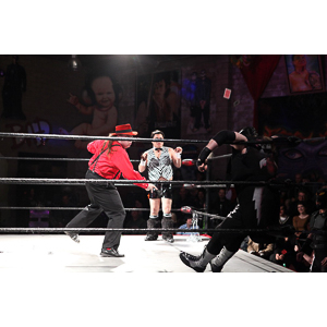 Various photographs of the Freakshow Wrestling California event on 01/14/2012.  This was my first time shooting the event.  I was actually brought in to do some custom shots of the wrestlers for web site animations.