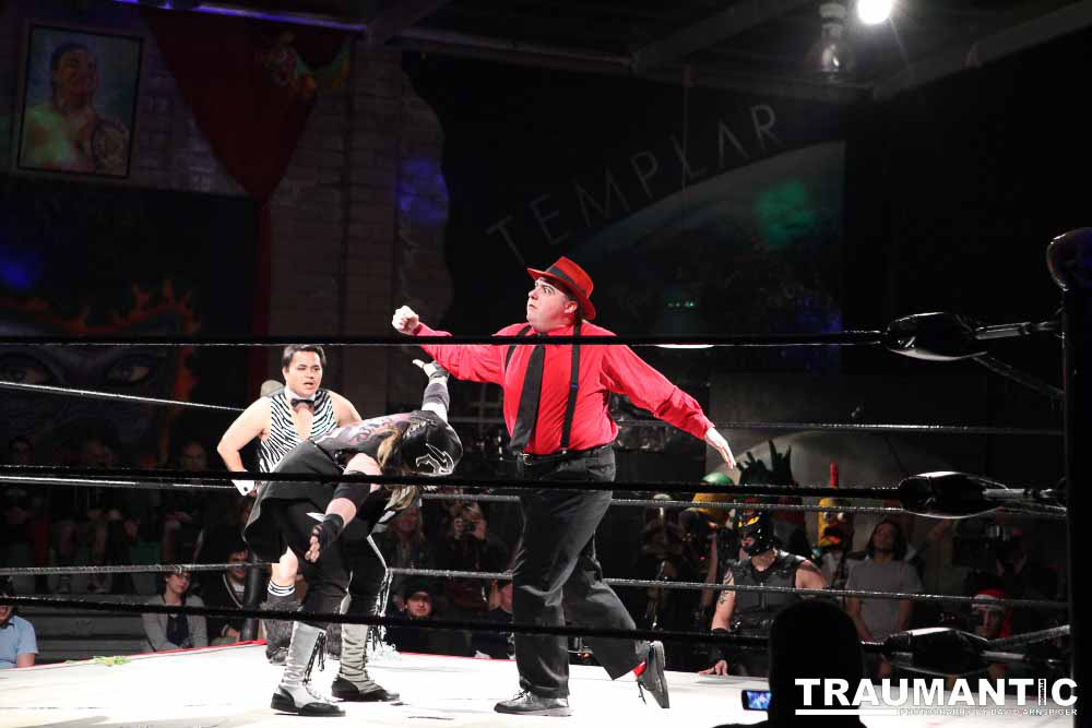 Various photographs of the Freakshow Wrestling California event on 01/14/2012.  This was my first time shooting the event.  I was actually brought in to do some custom shots of the wrestlers for web site animations.