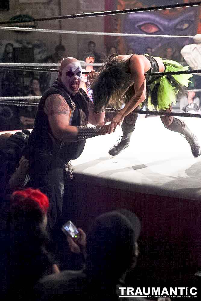 Various photographs of the Freakshow Wrestling California event on 01/14/2012.  This was my first time shooting the event.  I was actually brought in to do some custom shots of the wrestlers for web site animations.
