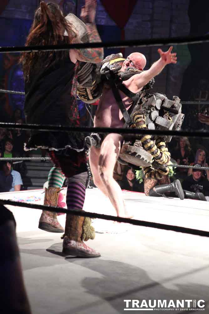 Various photographs of the Freakshow Wrestling California event on 01/14/2012.  This was my first time shooting the event.  I was actually brought in to do some custom shots of the wrestlers for web site animations.