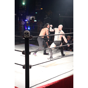 Various photographs of the Freakshow Wrestling California event on 01/14/2012.  This was my first time shooting the event.  I was actually brought in to do some custom shots of the wrestlers for web site animations.