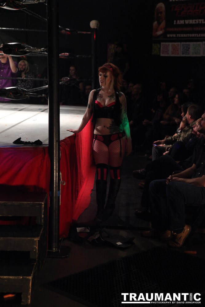 Various photographs of the Freakshow Wrestling California event on 01/14/2012.  This was my first time shooting the event.  I was actually brought in to do some custom shots of the wrestlers for web site animations.