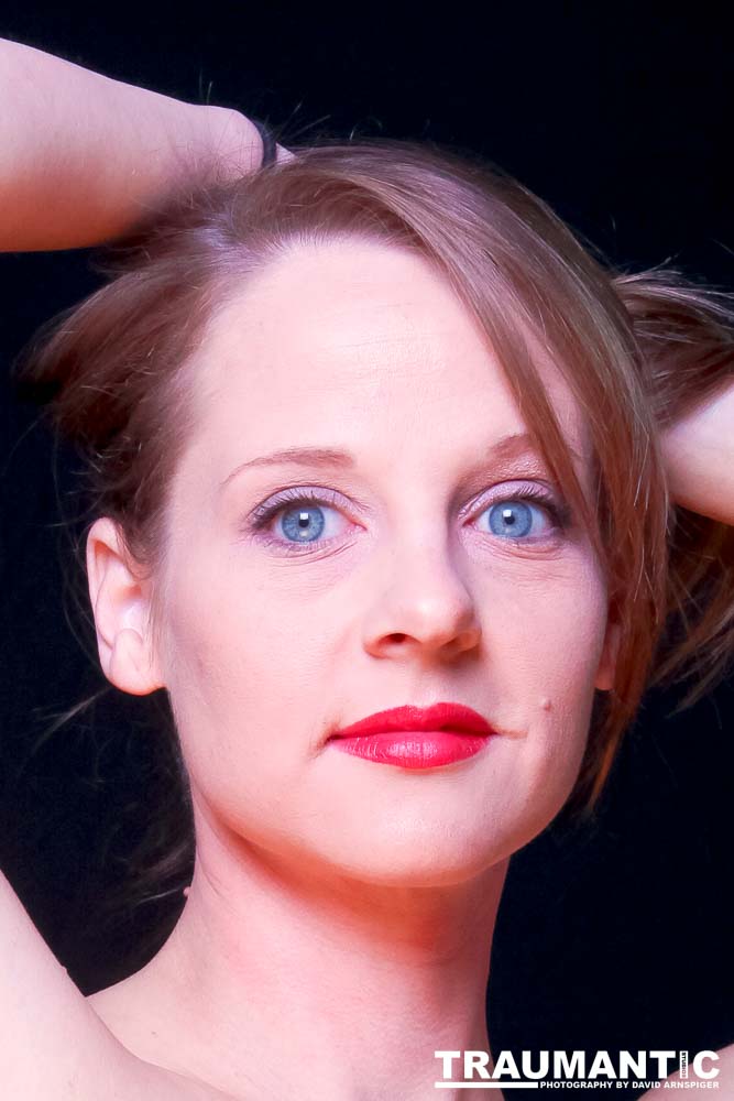 A really cute instructor who taught pole dancing.  Gorgeous eyes.