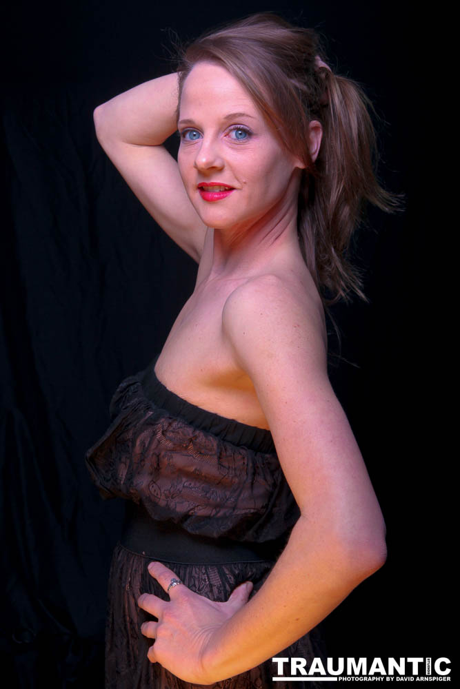 A really cute instructor who taught pole dancing.  Gorgeous eyes.