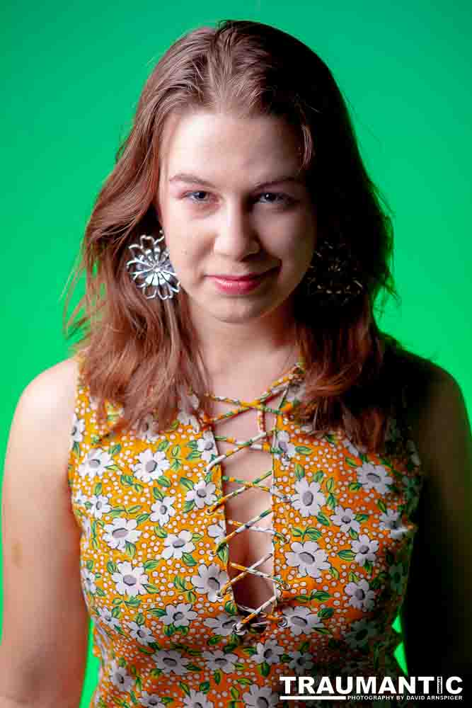 Ashley came to my attention when I photographed a band she was in at the time.  I approached her about shooting something, and these are the result.  She's another model I should have worked with more.