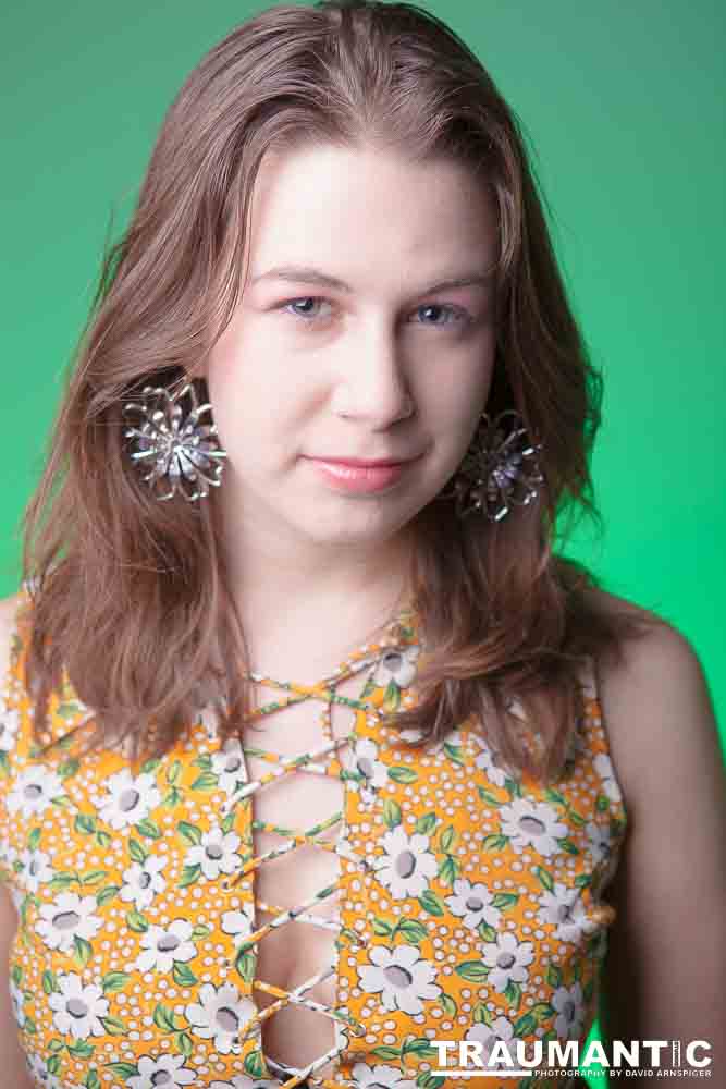 Ashley came to my attention when I photographed a band she was in at the time.  I approached her about shooting something, and these are the result.  She's another model I should have worked with more.