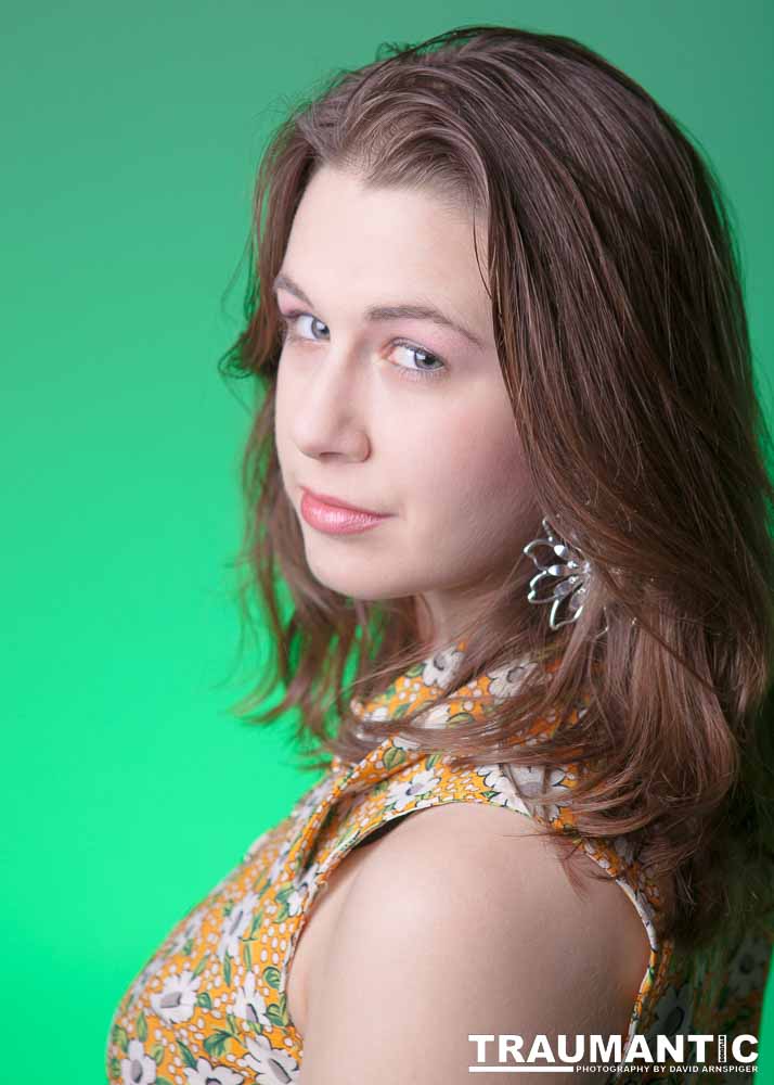 Ashley came to my attention when I photographed a band she was in at the time.  I approached her about shooting something, and these are the result.  She's another model I should have worked with more.