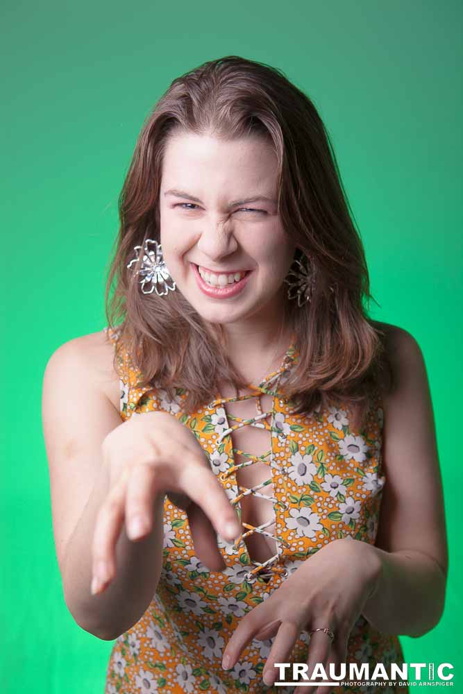 Ashley came to my attention when I photographed a band she was in at the time.  I approached her about shooting something, and these are the result.  She's another model I should have worked with more.