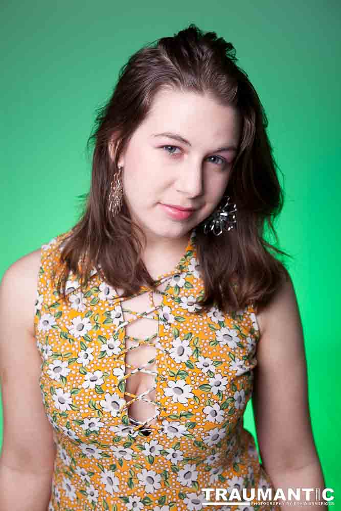 Ashley came to my attention when I photographed a band she was in at the time.  I approached her about shooting something, and these are the result.  She's another model I should have worked with more.