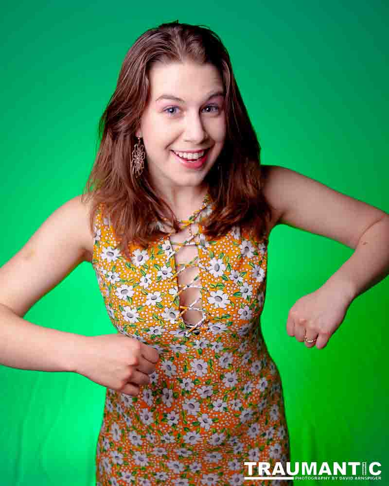 Ashley came to my attention when I photographed a band she was in at the time.  I approached her about shooting something, and these are the result.  She's another model I should have worked with more.