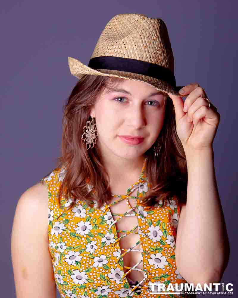 Ashley came to my attention when I photographed a band she was in at the time.  I approached her about shooting something, and these are the result.  She's another model I should have worked with more.