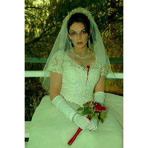 Jenna had a concept for a dead bride she wanted to do.  She handled the wardrobe and makeup, and we decided on this cool gazebo location in Canyon Country.  The final shots came out really good.