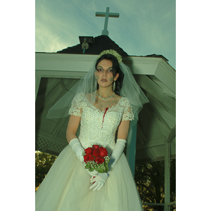 Jenna had a concept for a dead bride she wanted to do.  She handled the wardrobe and makeup, and we decided on this cool gazebo location in Canyon Country.  The final shots came out really good.