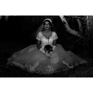 Jenna had a concept for a dead bride she wanted to do.  She handled the wardrobe and makeup, and we decided on this cool gazebo location in Canyon Country.  The final shots came out really good.