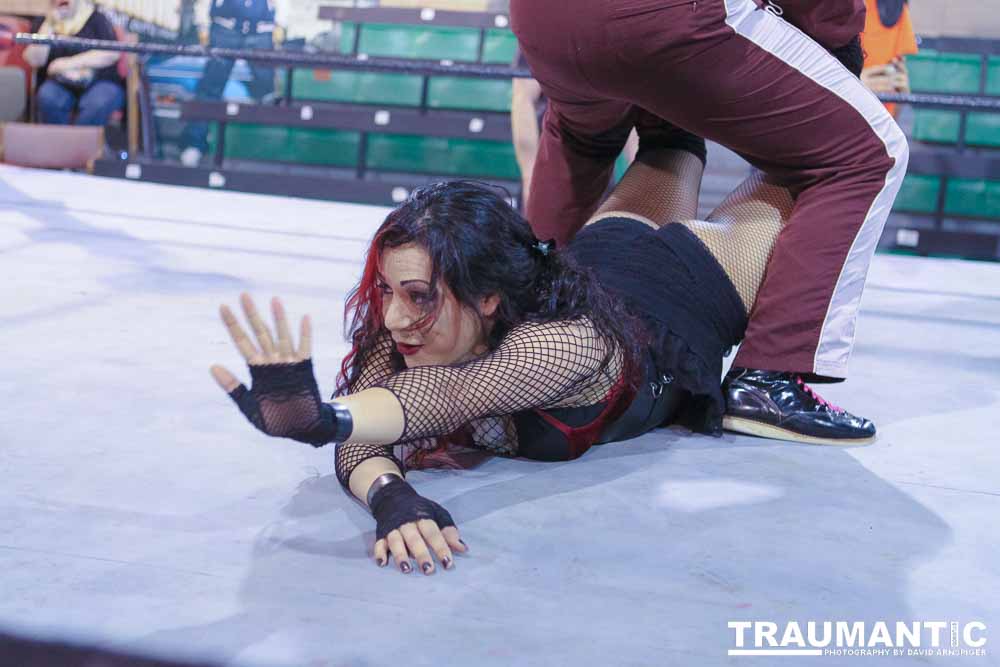 The Cinco de Mayo Freakshow Wrestling event at Knokz Pro Arena in Sun Valley, CA.  Featuring Sinn Bodhi, Scorch the Clown, Rock Riddle, Staysha Randall, Leroy Patterson, Amanda and many others.