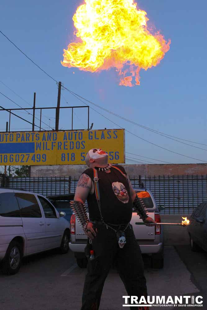 The Cinco de Mayo Freakshow Wrestling event at Knokz Pro Arena in Sun Valley, CA.  Featuring Sinn Bodhi, Scorch the Clown, Rock Riddle, Staysha Randall, Leroy Patterson, Amanda and many others.