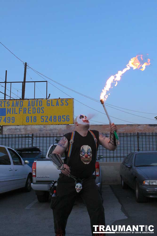 The Cinco de Mayo Freakshow Wrestling event at Knokz Pro Arena in Sun Valley, CA.  Featuring Sinn Bodhi, Scorch the Clown, Rock Riddle, Staysha Randall, Leroy Patterson, Amanda and many others.