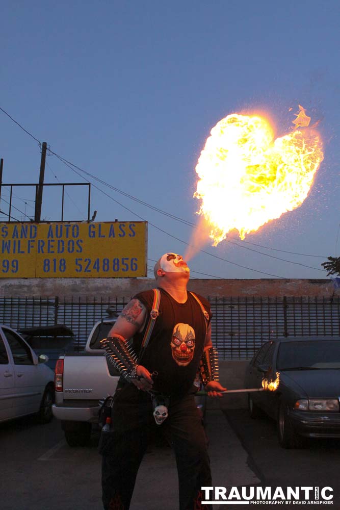 The Cinco de Mayo Freakshow Wrestling event at Knokz Pro Arena in Sun Valley, CA.  Featuring Sinn Bodhi, Scorch the Clown, Rock Riddle, Staysha Randall, Leroy Patterson, Amanda and many others.