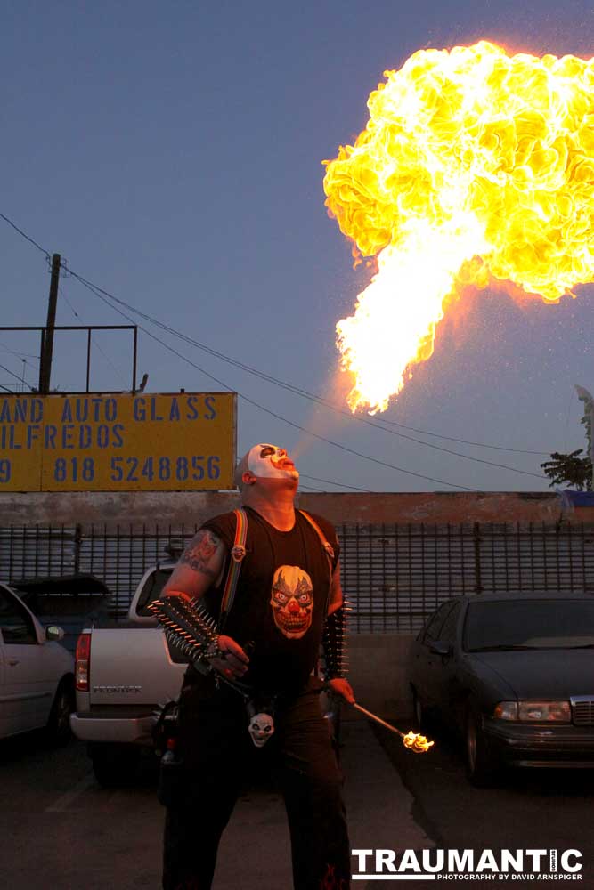 The Cinco de Mayo Freakshow Wrestling event at Knokz Pro Arena in Sun Valley, CA.  Featuring Sinn Bodhi, Scorch the Clown, Rock Riddle, Staysha Randall, Leroy Patterson, Amanda and many others.