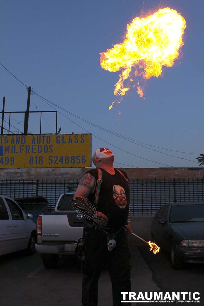 The Cinco de Mayo Freakshow Wrestling event at Knokz Pro Arena in Sun Valley, CA.  Featuring Sinn Bodhi, Scorch the Clown, Rock Riddle, Staysha Randall, Leroy Patterson, Amanda and many others.