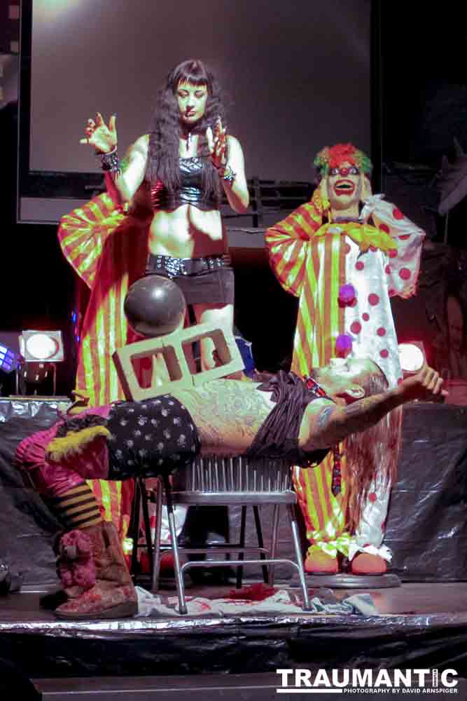 The Cinco de Mayo Freakshow Wrestling event at Knokz Pro Arena in Sun Valley, CA.  Featuring Sinn Bodhi, Scorch the Clown, Rock Riddle, Staysha Randall, Leroy Patterson, Amanda and many others.