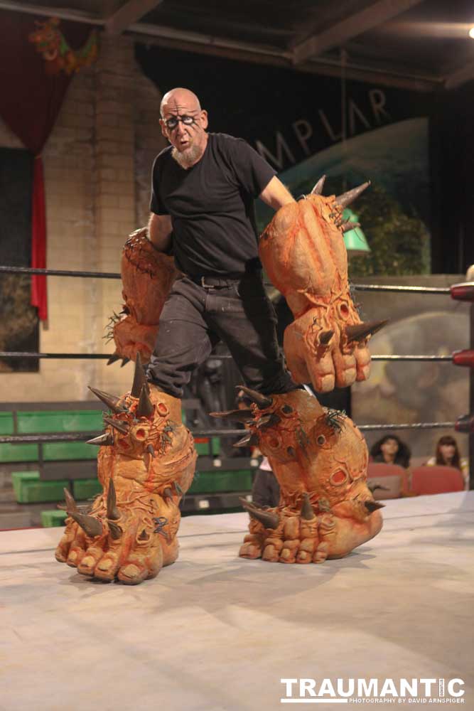 My third time shooting Freakshow Wrestling.  My last one in California.