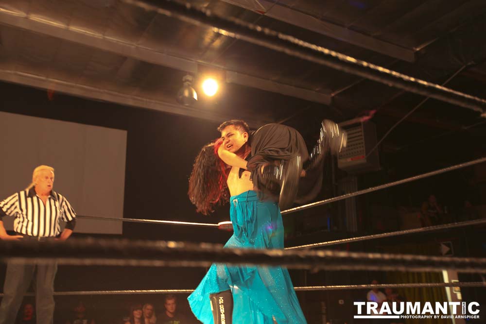 My third time shooting Freakshow Wrestling.  My last one in California.