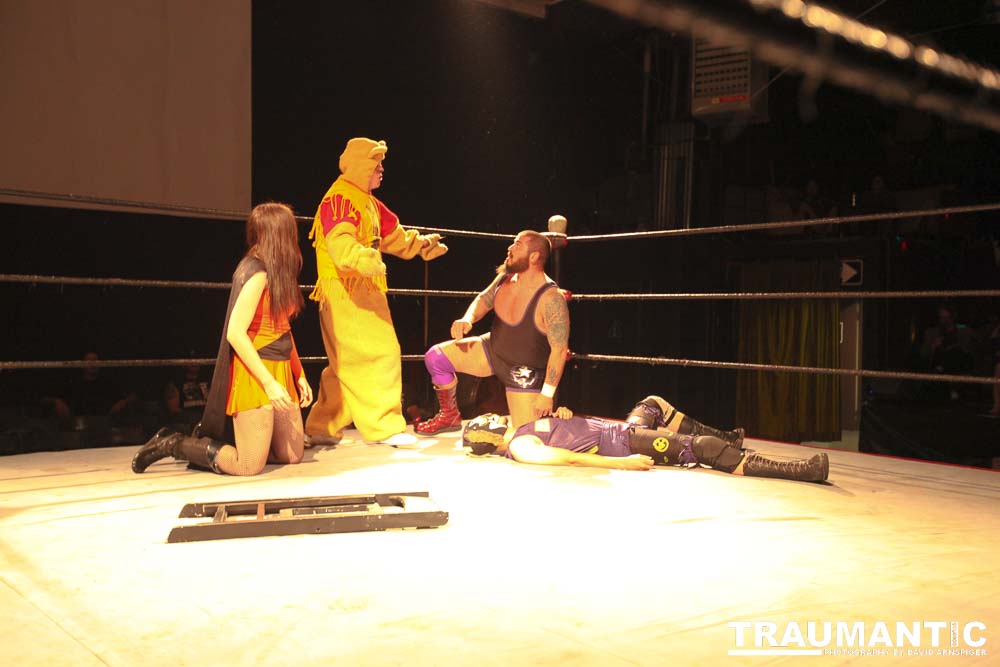 My third time shooting Freakshow Wrestling.  My last one in California.