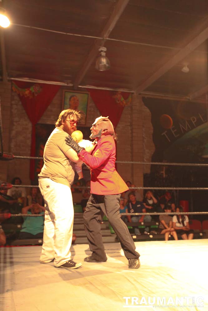 My third time shooting Freakshow Wrestling.  My last one in California.