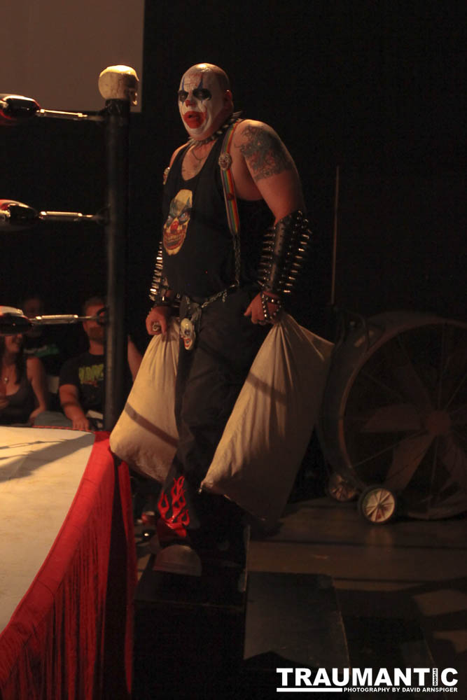 My third time shooting Freakshow Wrestling.  My last one in California.