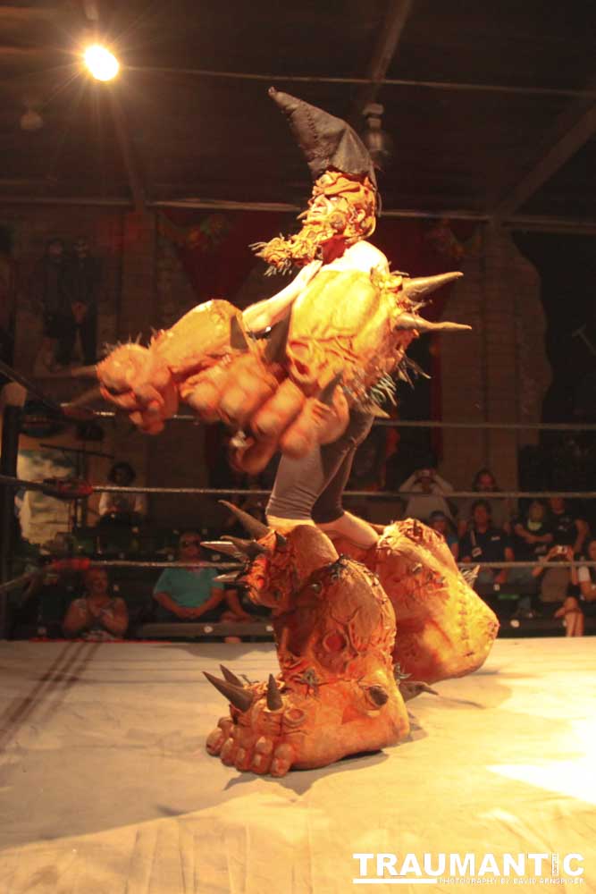My third time shooting Freakshow Wrestling.  My last one in California.