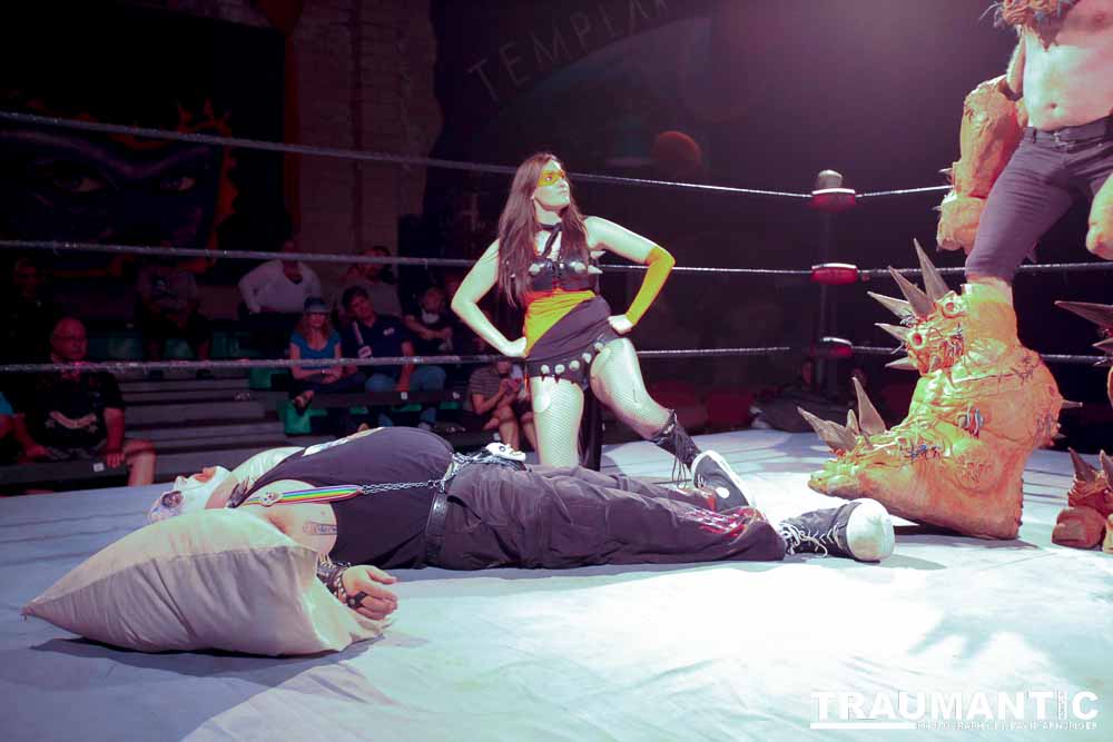My third time shooting Freakshow Wrestling.  My last one in California.